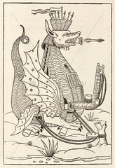Dragon-shaped war machine  1534.