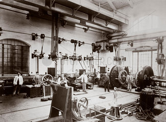 The Midland Railway's workshop  Northamptonshire  1890s.