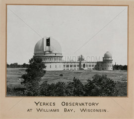 Yerkes Observatory  Williams Bay  Wisconsin  USA  1915.