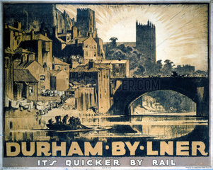 ‘Durham’  LNER poster  1923-1947.