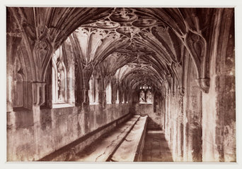 'Gloucester Cathedral  the Lavatorium'  c 1880.