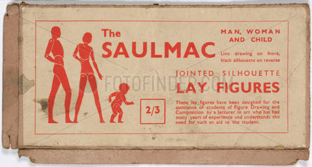‘Saulmac Lay Figures’ to aid figure drawing  1930s.