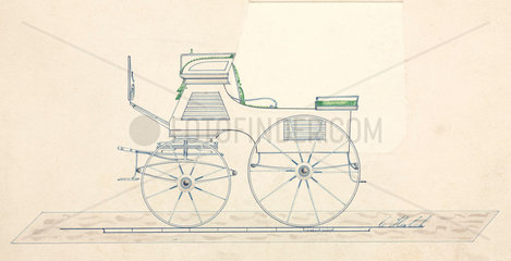 Carriage  mid 19th century.