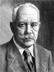 Arnold Sommerfeld  German physicist  c 1910-1920.