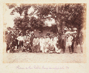 San Pablo section - group of company employees  c 1885.