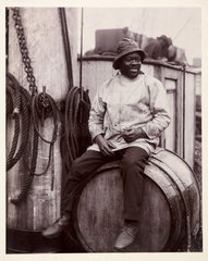 Portrait of a fisherman  c 1900.