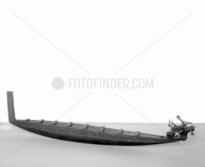 Small model of a New Zealand War Canoe