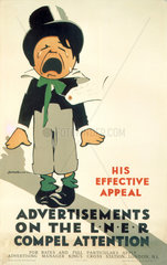‘Advertisements on the LNER Compel Attention’  LNER poster  1923-1947.