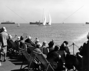 Yachting at Southend  Essex  27 May 1931.