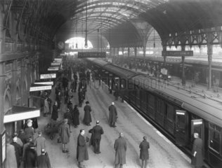 Paddington station  London  11 November 1919.