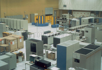 Mainframe computers in the Computer Centre  CERN  1988.
