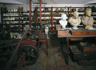 The workshop of James Watt  Scottish engineer  1790.