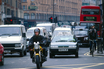 Traffic in London  1997.