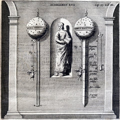 Guericke's air thermometer  1672.