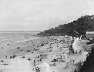 Porthminster Beach  St Ives  Cornwall  c 1920.