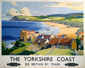 ‘The Yorkshire Coast’  BR poster  1950s.