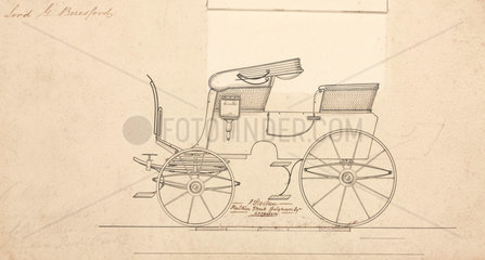 Lord Beresford's carriage  mid 19th century.