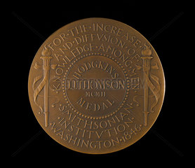 Hodgkins Medal of the Smithsonian Institution  1902.