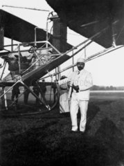 Samuel Franklin Cody  British aviator  before his fatal accident  1913.