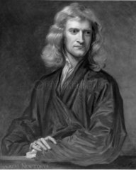 Sir Isaac Newton  English mathematician and physicist  c 1689.