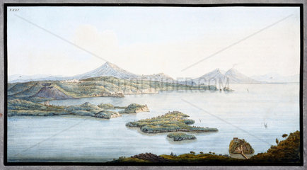 The Campi Phlegraei territory  Kingdom of Naples  c 1770.