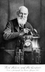 ‘Lord Kelvin and his compass’  1902.