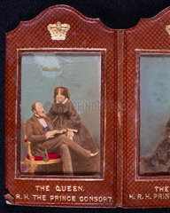 Queen Victoria and Prince Albert  c 1850s.