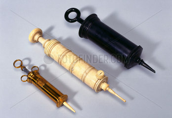 Enema syringes  18th-19th century.