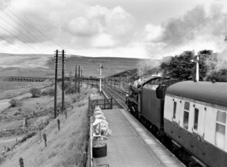 ‘Sherwood Forester' steam locomotive  Cumbria  c 1950s.