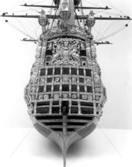 HMS 'Prince'  1670. This contemporary docky