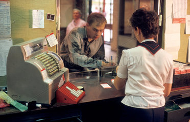 Ticket office at York Station  1993.