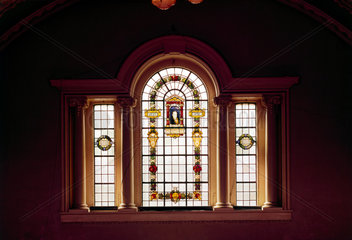 Window commemorating Henry Maudslay  Greenwich Town Hall  c 1995.