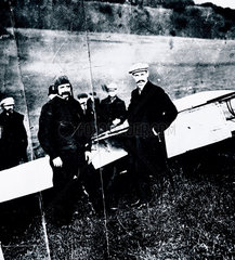 Louis Bleriot  French aviator  1909.