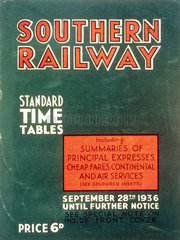Front cover of 'Southern Railway Standard