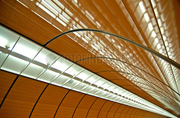 Ceiling in Marienplatz Metro Station  Munich  2007.