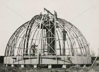 Construction of a 41 inch equatorial refractor telescope  1928.