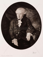 Immanuel Kant  German philosopher  c 1770-1800.