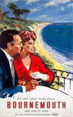 ‘Bournemouth’  BR (SR) poster  1961.