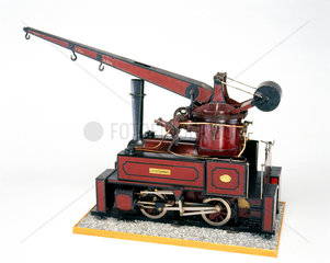 Crane locomotive  c 1896. Model (scale 1:8)