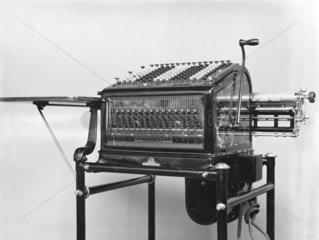 Burroughs calculating machine  1908.