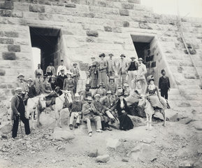 Opening of the Aswan Dam  Egypt  1902.