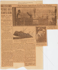 ‘Wireless Sends Pictures Over Atlantic Ocean’  USA  1 December 1924.
