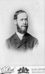 Heinrich Hertz  German physicist  1886.