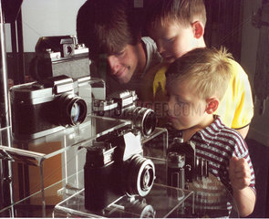 Visitors at the Kodak Gallery of the NMPFT  Bradford  c 1990s.