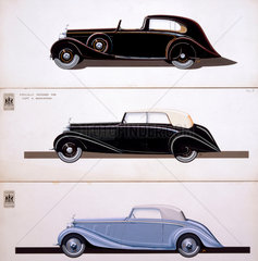 The Rolls-Royce 'Phantom III'  c 1936-1937.
