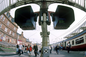 Passengers at Ayr Station  2001