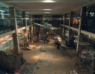 The 'Making the Modern World' Gallery under construction  February 2000.