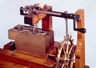 Saint's chain-stitch sewing machine  1874.