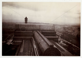 Roof of the Crystal Palace  c 1900.