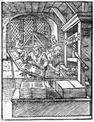 Printing  c 1574.
